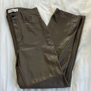 Abercrombie & Fitch Faux Leather Pants